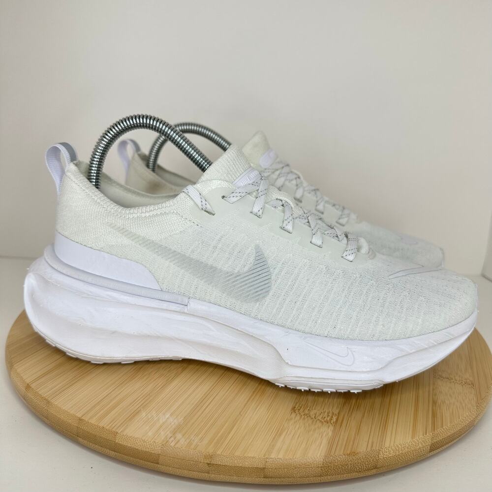 Nike ZoomX Invincible Running 3 White Sneakers Shoes Training DR2660 Sz 8.5 NEW
